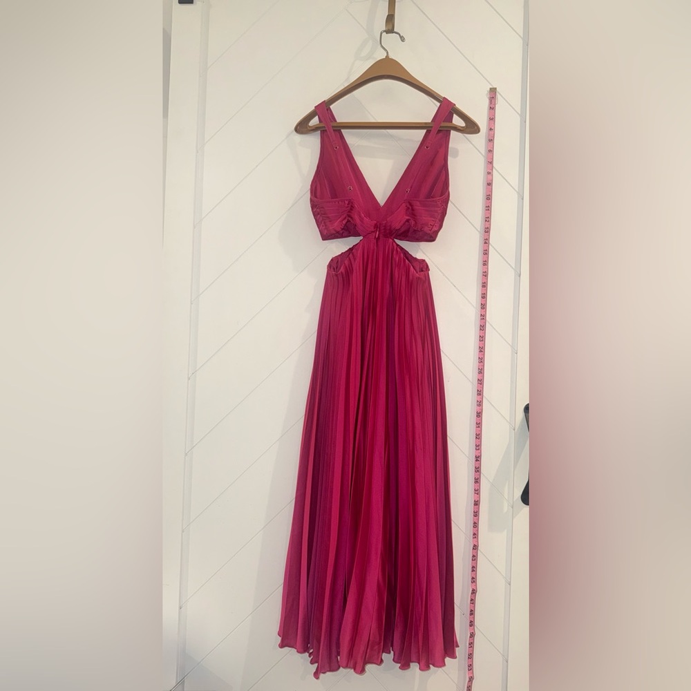 Sold Out Abercrombie Giselle Pleated Dress in Fuchsia/Magenta Size XSP (Petite) - Picture 8 of 9